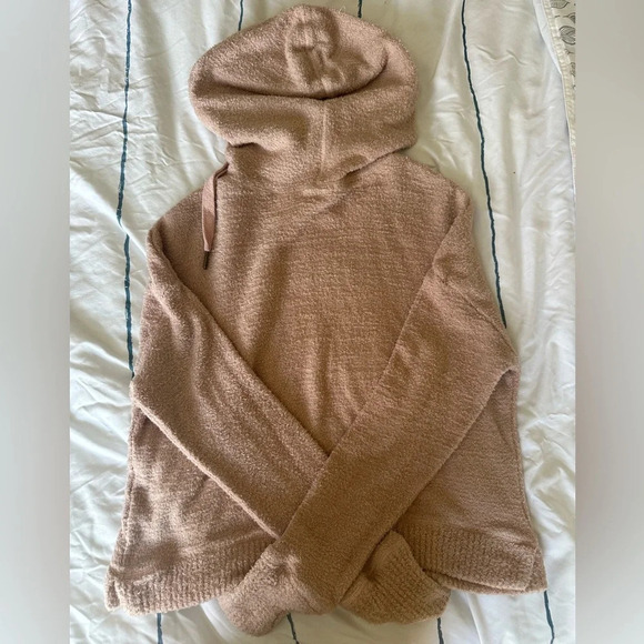 Z Supply Kacey Feather Hoodie in Mauve - Picture 7 of 9
